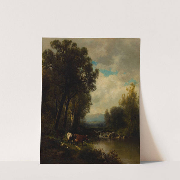 Cattle on the River (1880) by William Hart