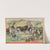 Cattle surrounded by farm animals and horse racetrack (1892) by Calvert Litho. Co