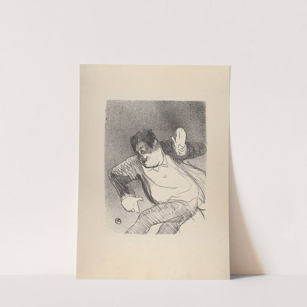 Caudieux at the Petit Casino (1893) by Henri de Toulouse-Lautrec