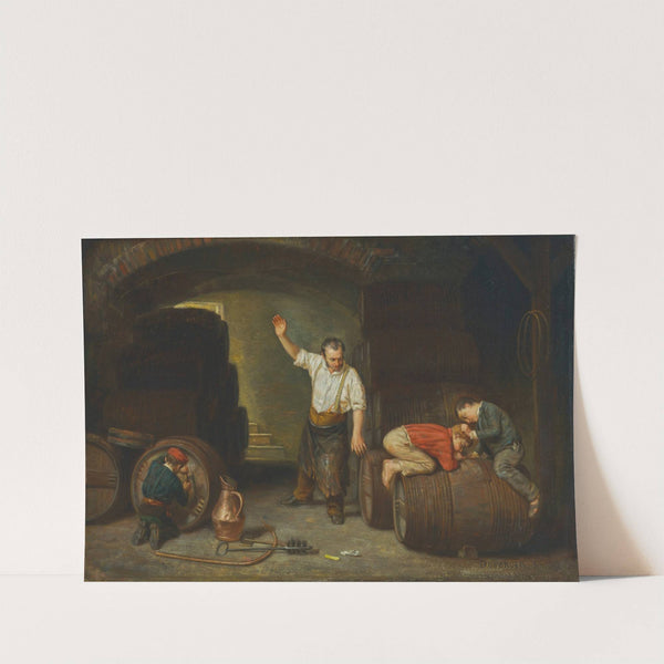 Caught at last (1854) by Théophile Duverger