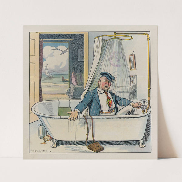 Here, Puss, Puss! (1908) by Louis Glackens