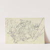 Cavalery battle by Louis Ferdinand Von Rayski