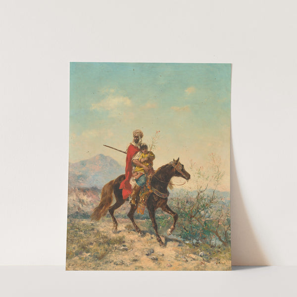 Cavalier arabe avec un enfant by Georges Washington