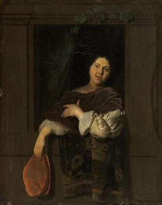 Cavalier at an Open Window (1668)