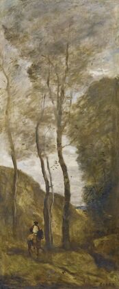 Cavalier dans une gorge
