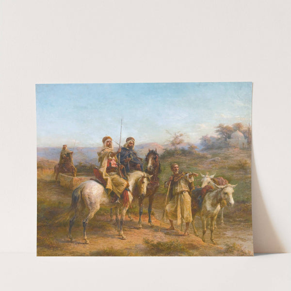 Cavaliers Dans Le Desert by Paul Philippoteaux