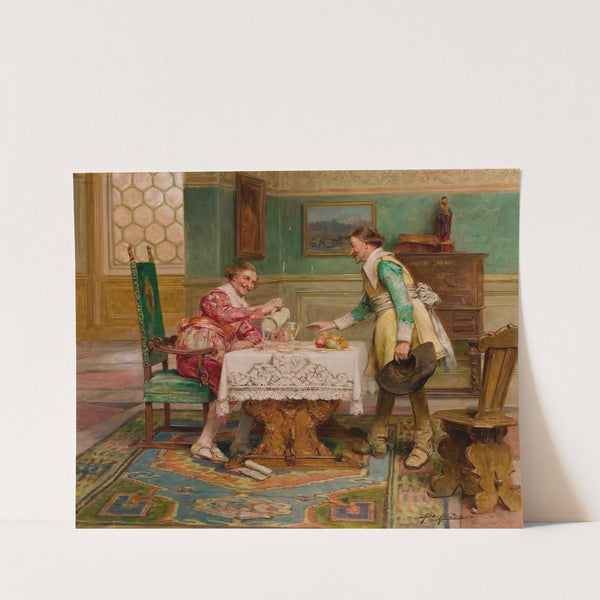 Cavaliers in an Interior by Alex De Andreis