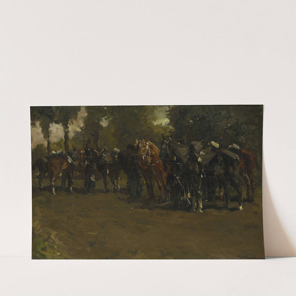 Cavalry at Repose by George Hendrik Breitner