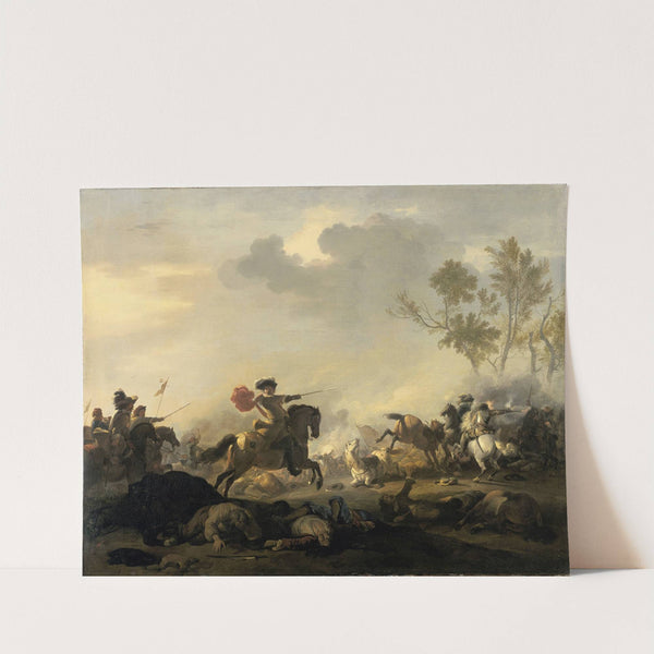 Cavalry Attack by Jan van Huchtenburg