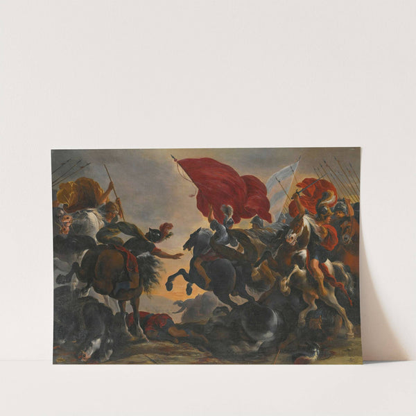 Cavalry battle scene by Vincent Adriaenssen Leckerbetien