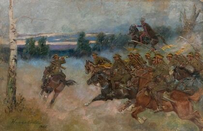 Cavalry charging (1925)