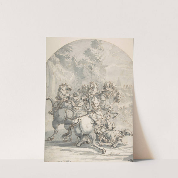 Cavalry Engagement (1646–1712) by Francesco Monti