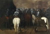 Cavalry in a nocturnal landscape