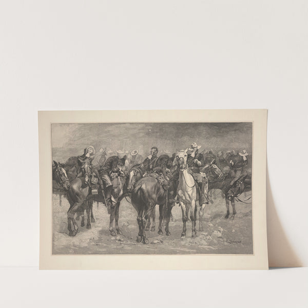 Cavalry in an Arizona Sand-storm (1880) by Frederic Remington