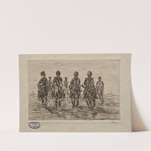 Cavalry Scene by George Hendrik Breitner