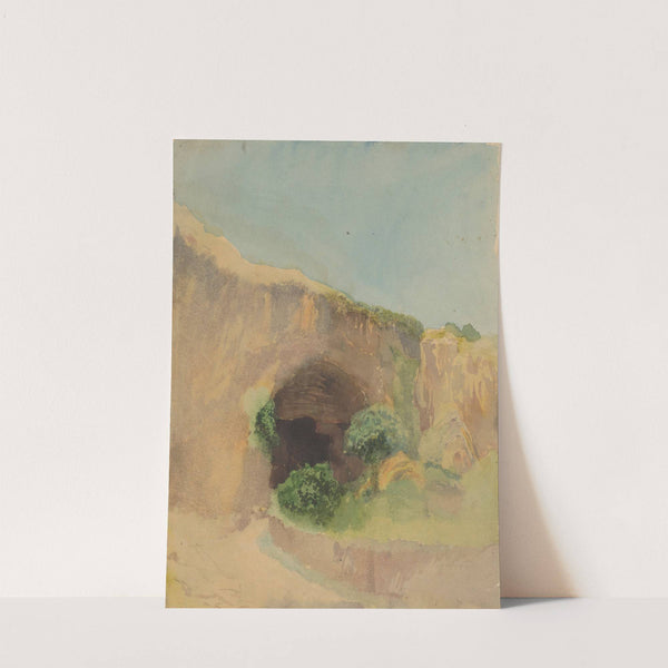 Cave (1870–1873) by Ladislav Mednyánszky