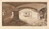 Caverns Excavated in the Rock within the Castle of Chateau Gaillard, near Andelys, Normandy