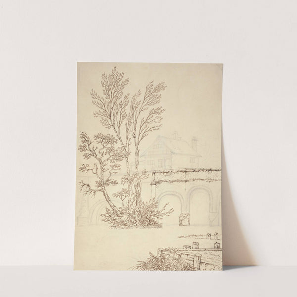 Caversham Bridge, Reading by Joseph Farington