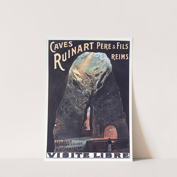 Caves Ruinart Père and fils, Reims, les plus pittoresques de la Champagne. Visite libre (1914) by Louis Tauzin