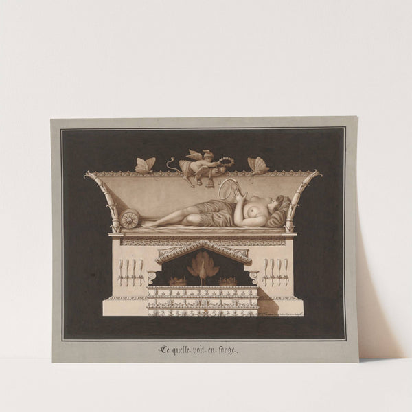 Ce quelle voit en songe (1794-1795) by Jean Jacques Lequeu