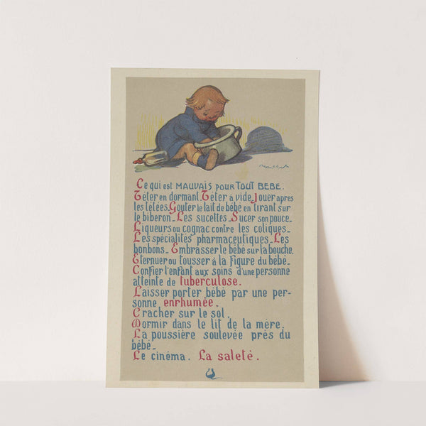 Ce qui est mauvais pour tout bébé by Moullot