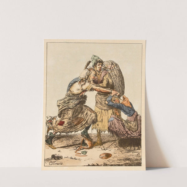 Ce qu’il y a de plus affreux dans l’univers (1830) by Charles-Joseph Traviès de Villers