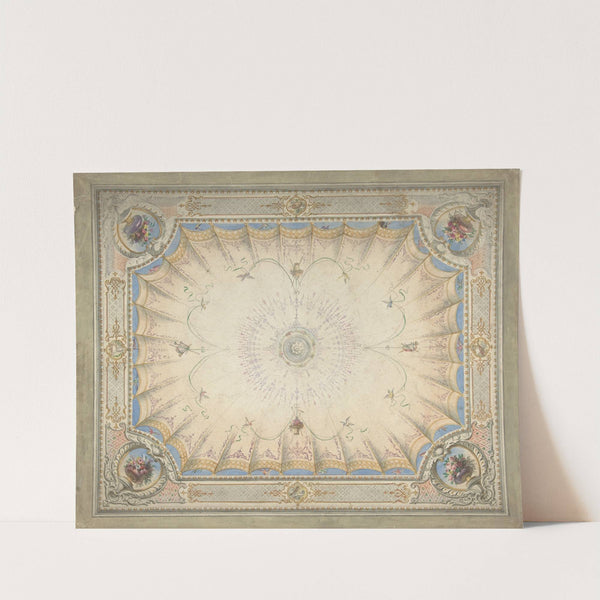 Ceiling Design for the Boudoir, Ardgowan (ca. 1868) by J. S. Pearse