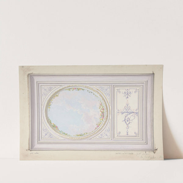 Ceiling Design for the 'Petit Salon' of the Duchess of Newcastle, Hôtel Hope by Jules-Edmond-Charles Lachaise