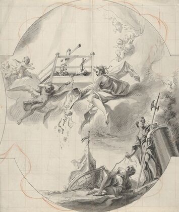 Ceiling Design with the Mystical Wine Press