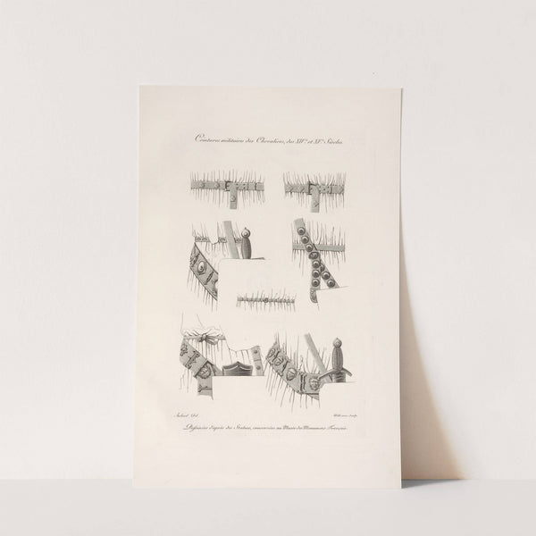 Ceintures militaires des chevaliers, des XIVe. et XVi. siècles. (1839) by Nicolas Xavier Willemin