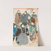 Celebrating Spring (Kabuki Actors Disguised as a Street Crowd) by Utagawa Kuniyoshi