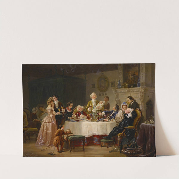 Celebration after the Baptism by Johann Geyer