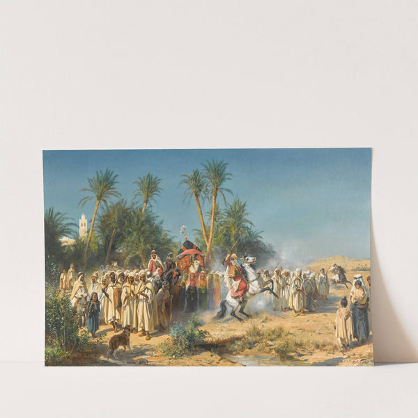 Celebration in Biskra (1879) by Eugène Girardet