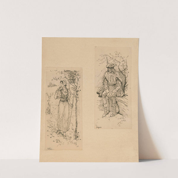 Celia ; Jaques (1917-1918) by Louis Rhead