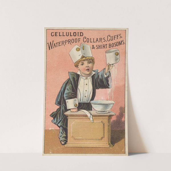 Celluloid waterproof collars, cuffs, and shirt bosoms by Donaldson Brothers