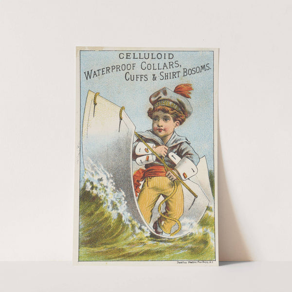 Celluloid waterproof collars, cuffs, and shirt bosoms by Donaldson Brothers