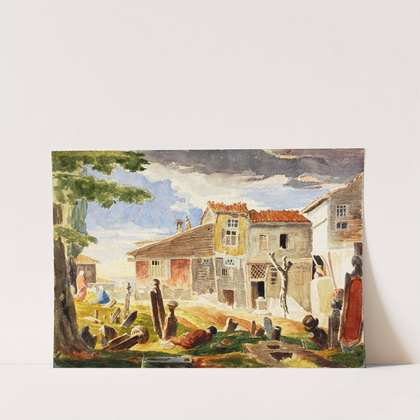 Cemetery in Pera by Miner Kilbourne Kellogg