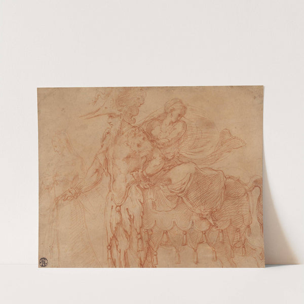 Centaur and Lapith by Francesco Primaticcio
