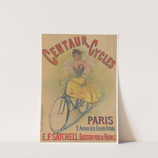 Centaur Cycles. Paris, 9, avenue de la Grande Armée. E.F. Satchell (1898) by Charles Tichon