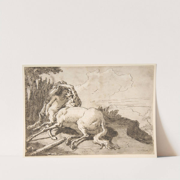 Centaur Embracing a Satyress (1727–1804) by Giovanni Domenico Tiepolo