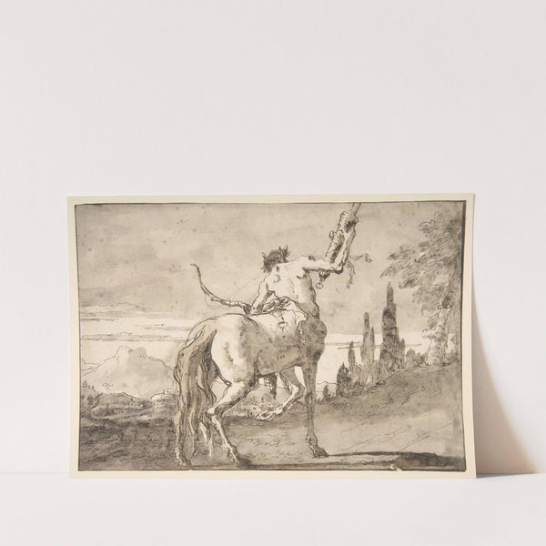 Centaur Holding Up a Quiver (1727–1804) by Giovanni Domenico Tiepolo