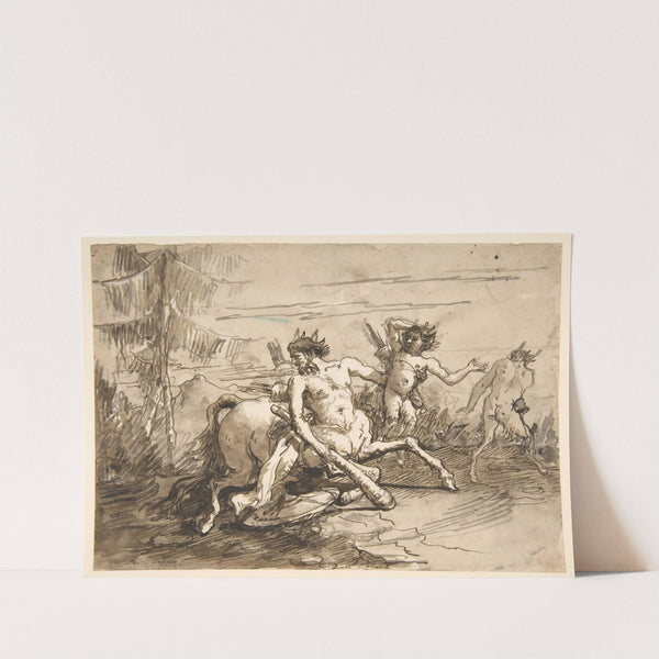 Centaur with a Club, and Two Satyrs (1727–1804) by Giovanni Domenico Tiepolo