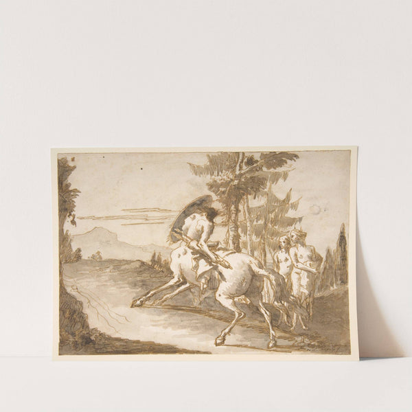 Centaur with Shield and Two Satyresses (1727–1804) by Giovanni Domenico Tiepolo