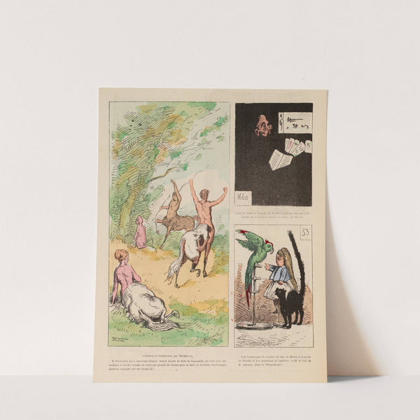 Centaures et centauresses, par Fromentin Manet M. Arnaud (1868) by André Gill