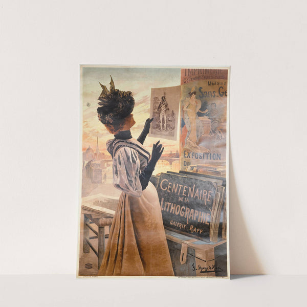 Centenaire De La Lithographie Galerie Rapp (1895) by Frederic Hugo d’ Alési