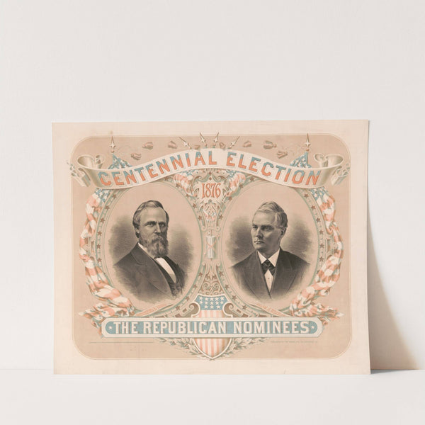 Centennial election. The republican nominees (1876) by Krebs Lith. Co