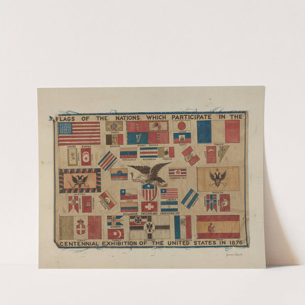 Centennial Textile - Flag by H. Langden Brown