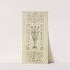 Central design of an urn; one angel approaching another. by Michael Angelo Pergolesi