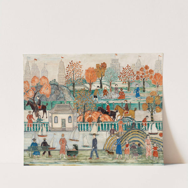 Central Park by Charles Prendergast
