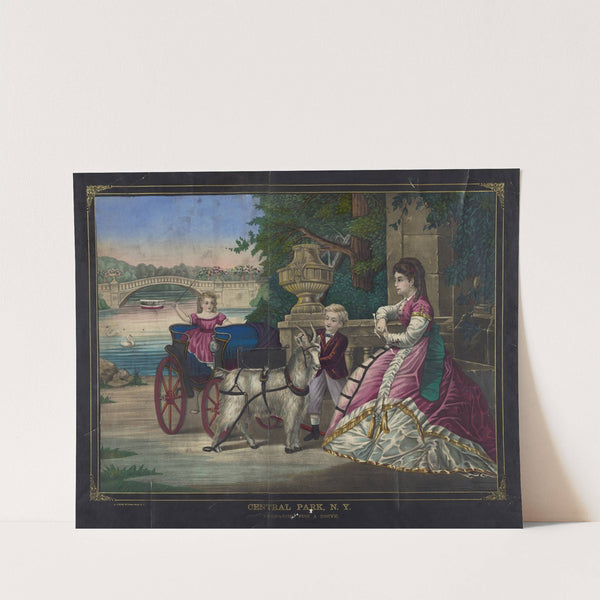 Central Park, N.Y. – preparing for a drive (1873) by Henry Jerome Schile